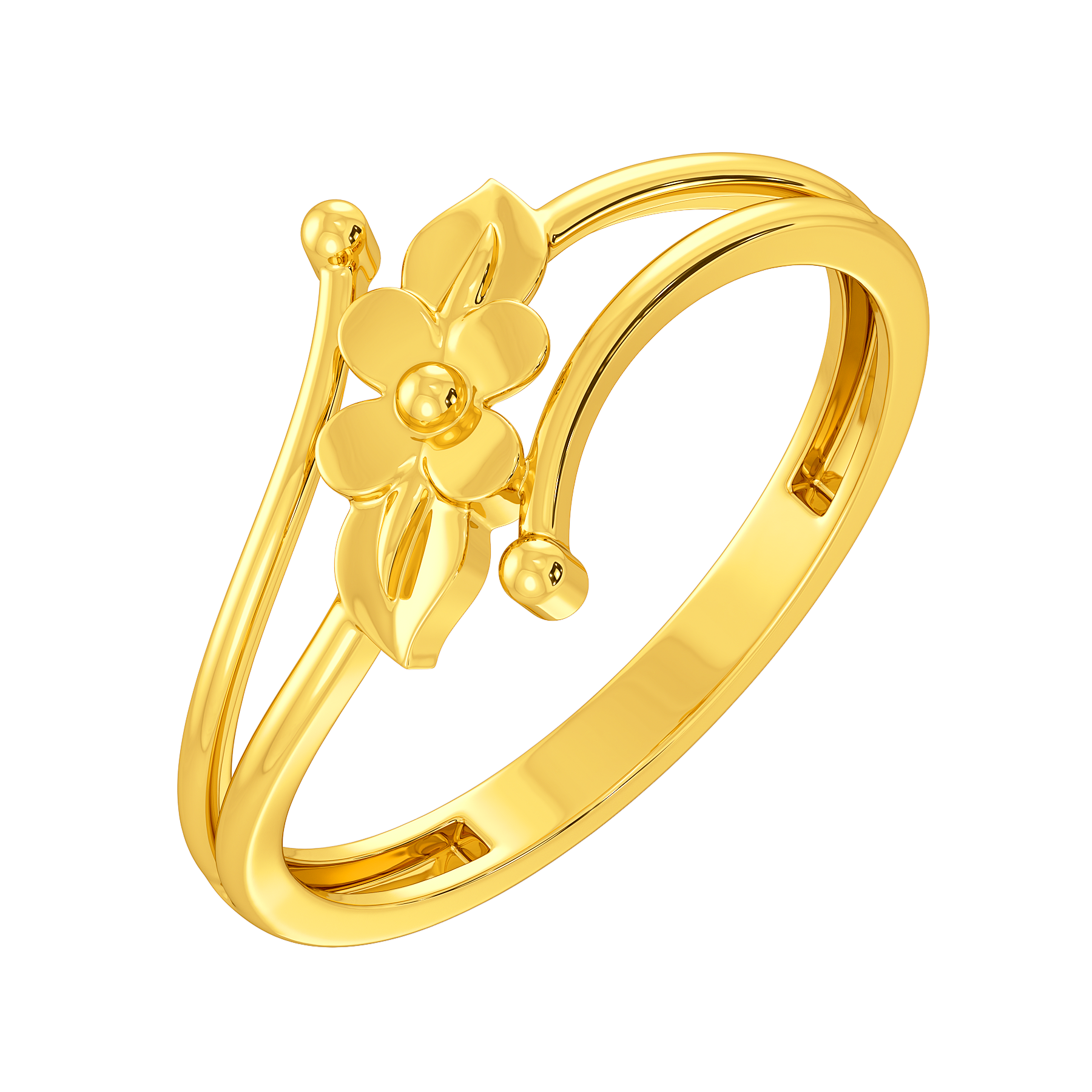 Buy quality 18K Gold Infinity shape Cz ladies ring in Ahmedabad