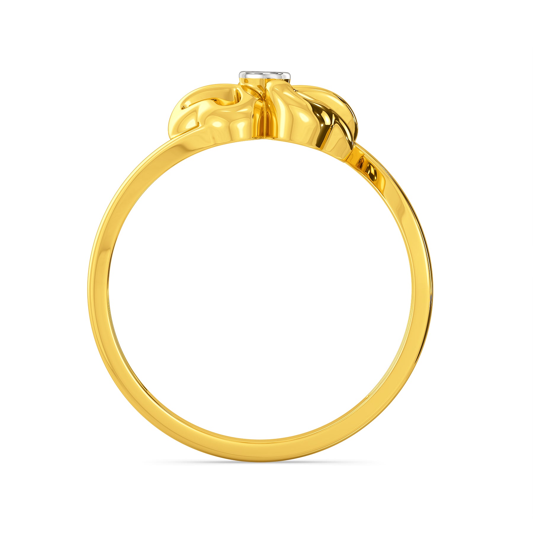 22k Plain Gold Ring JGS-2108-04537 – Jewelegance