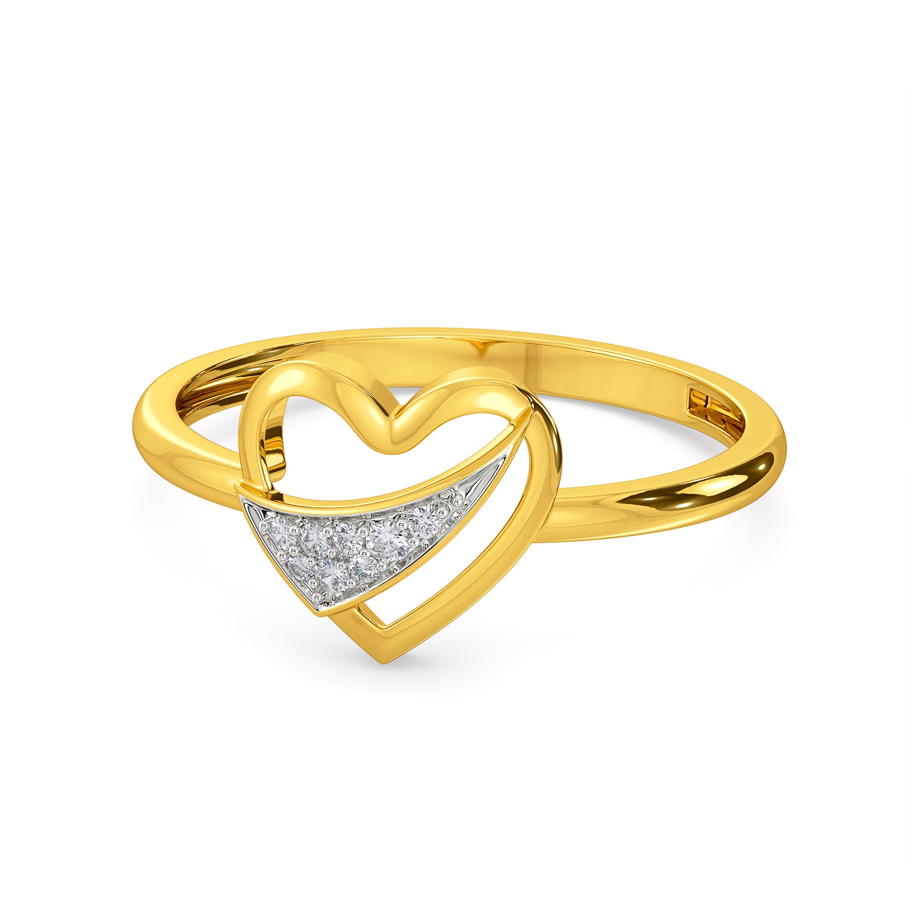 Hand made plain gold Ladies finger ring – Sarafa Bazar India