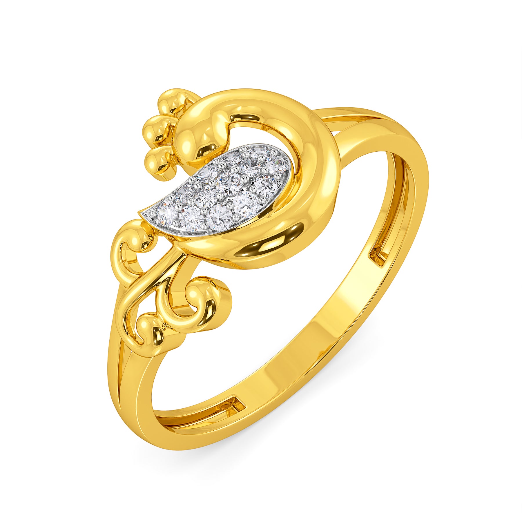 Ladies Gold Rings at Best Price in Basti | The Rewa Traders and Exporters